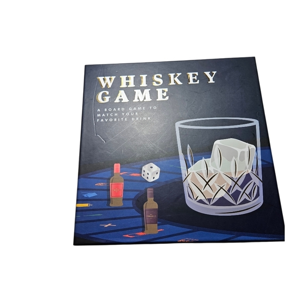 NEW Whiskey Game Board Game - Black and Blue